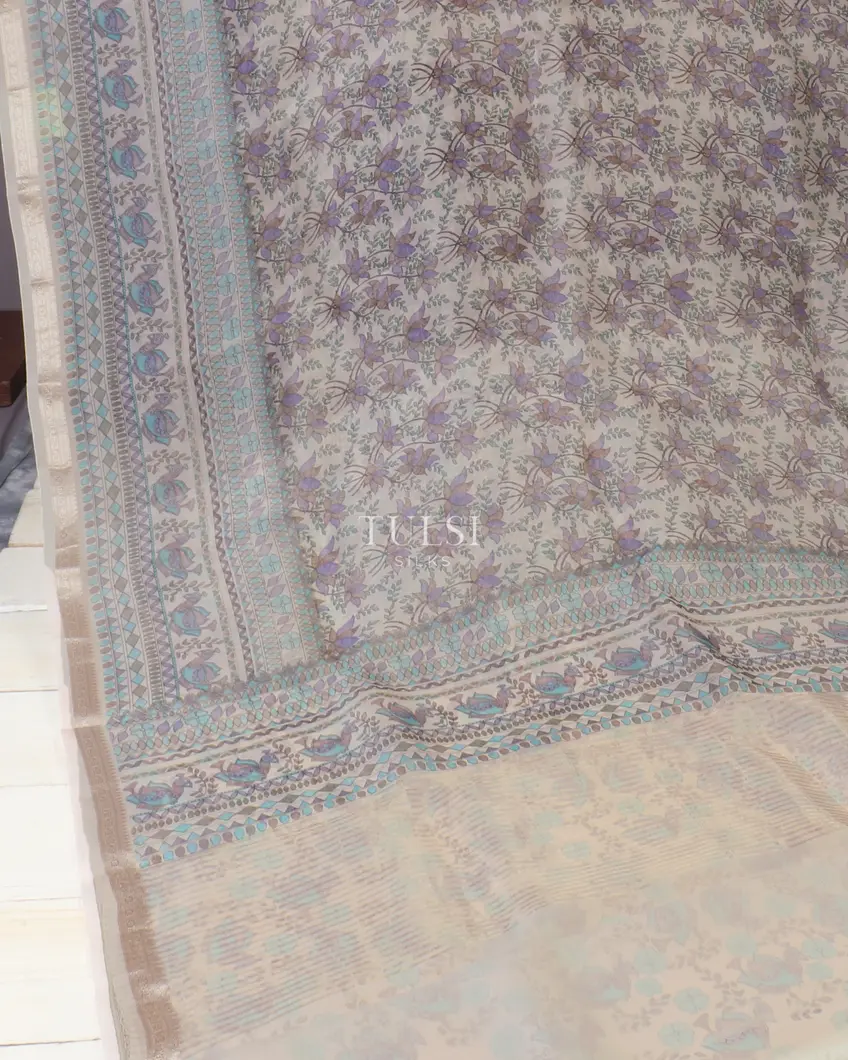 light-beige-kora-organza-printed-saree-t598827-t598827-b