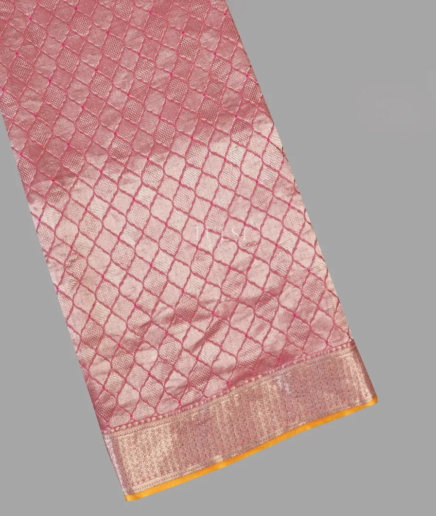Pink Mysore Crepe Silk Saree T597453-image
