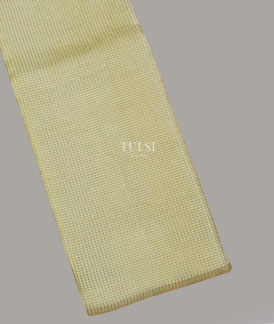 Pale Green Woven Tussar Saree T596963-image