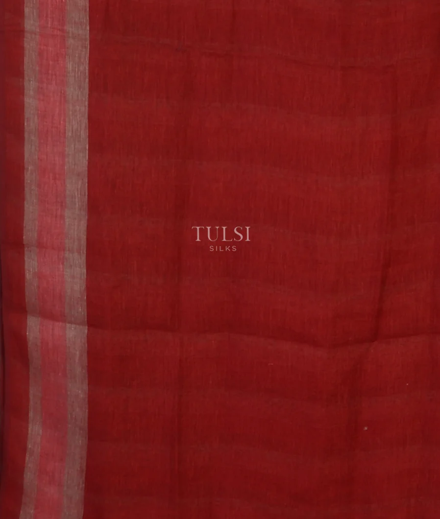 red-handwoven-linen-saree-t585913-t585913-c