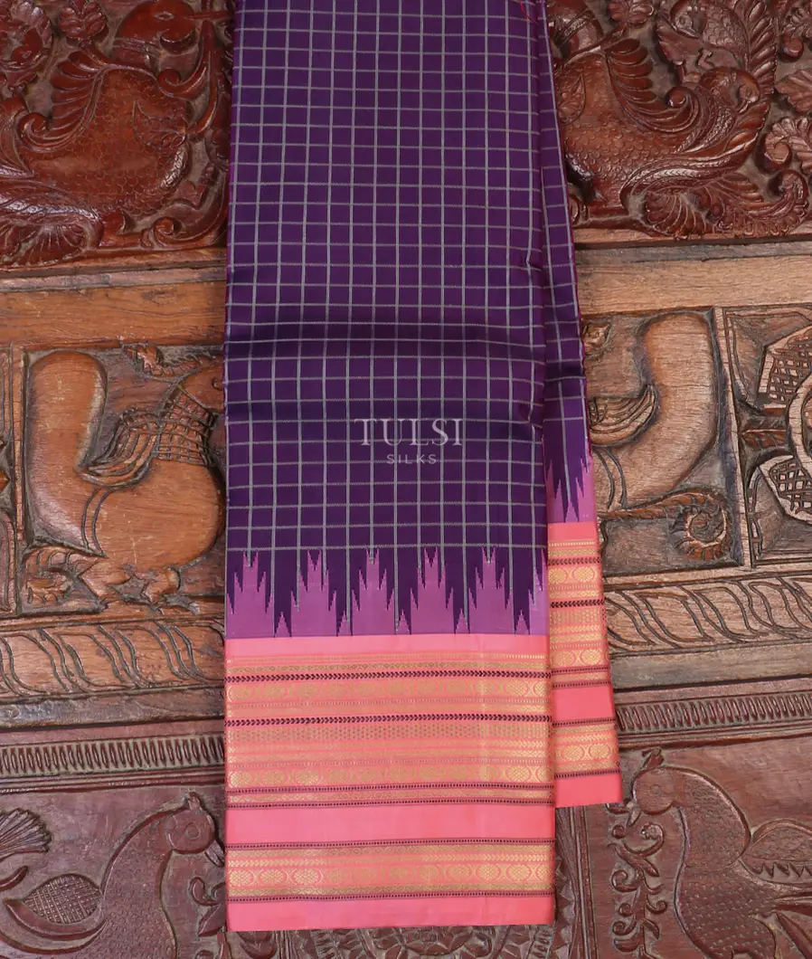 Blue Kanjivaram Silk Saree T599332-image