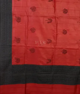 red-tussar-embroidery-saree-t571509-t571509-d