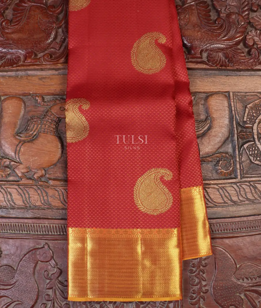 Red Kanjivaram Silk Saree T583176-image