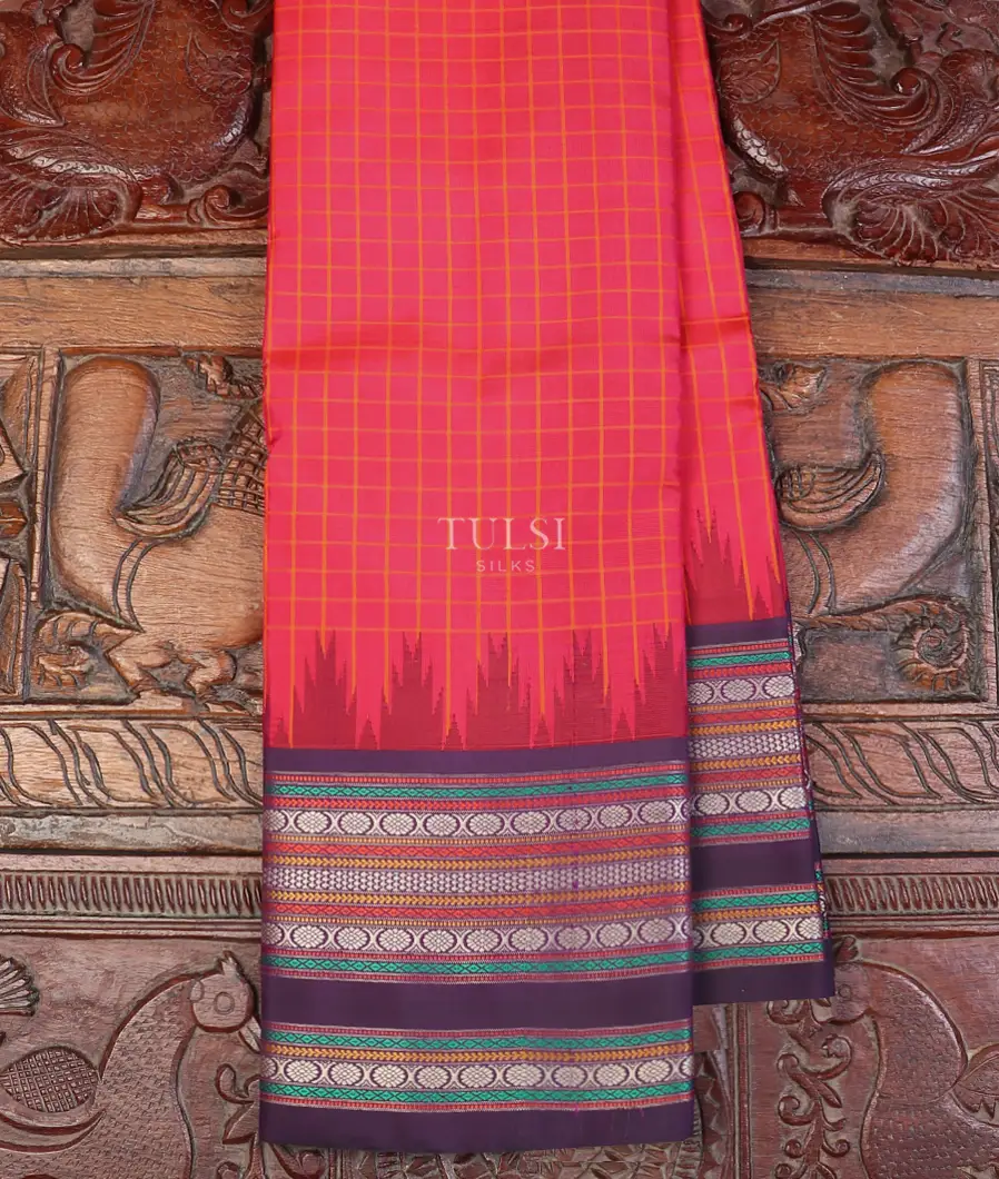 Red Kanjivaram Silk Saree T587284-image