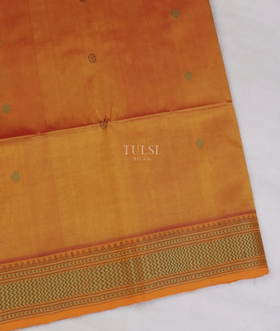 Yellow Silk Cotton Saree T586601-image