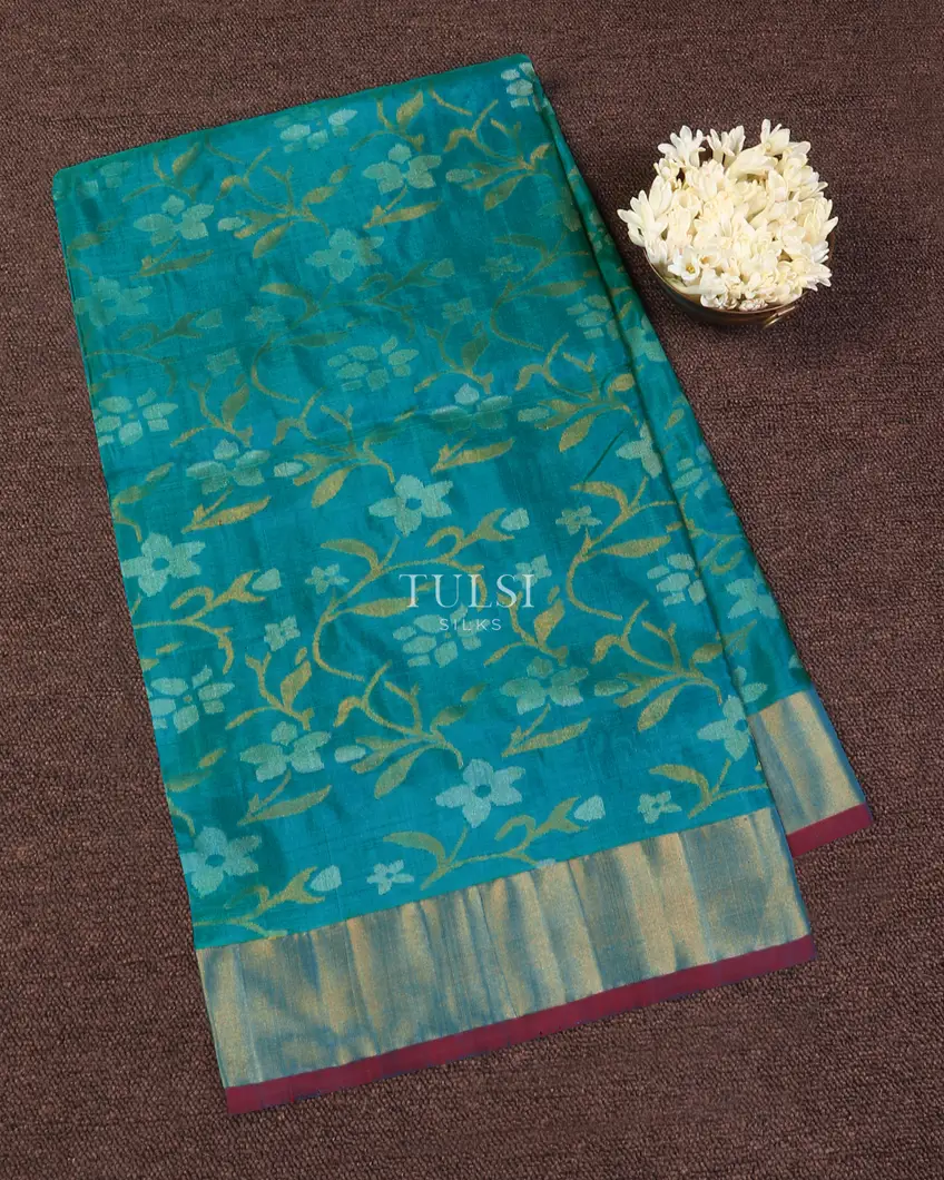 Blue Uppada Silk Saree T599707-image