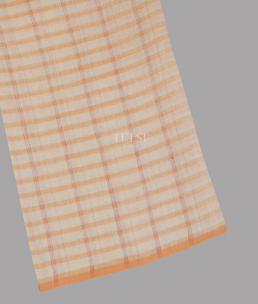 Multicolour Handwoven Linen Saree T585933-image