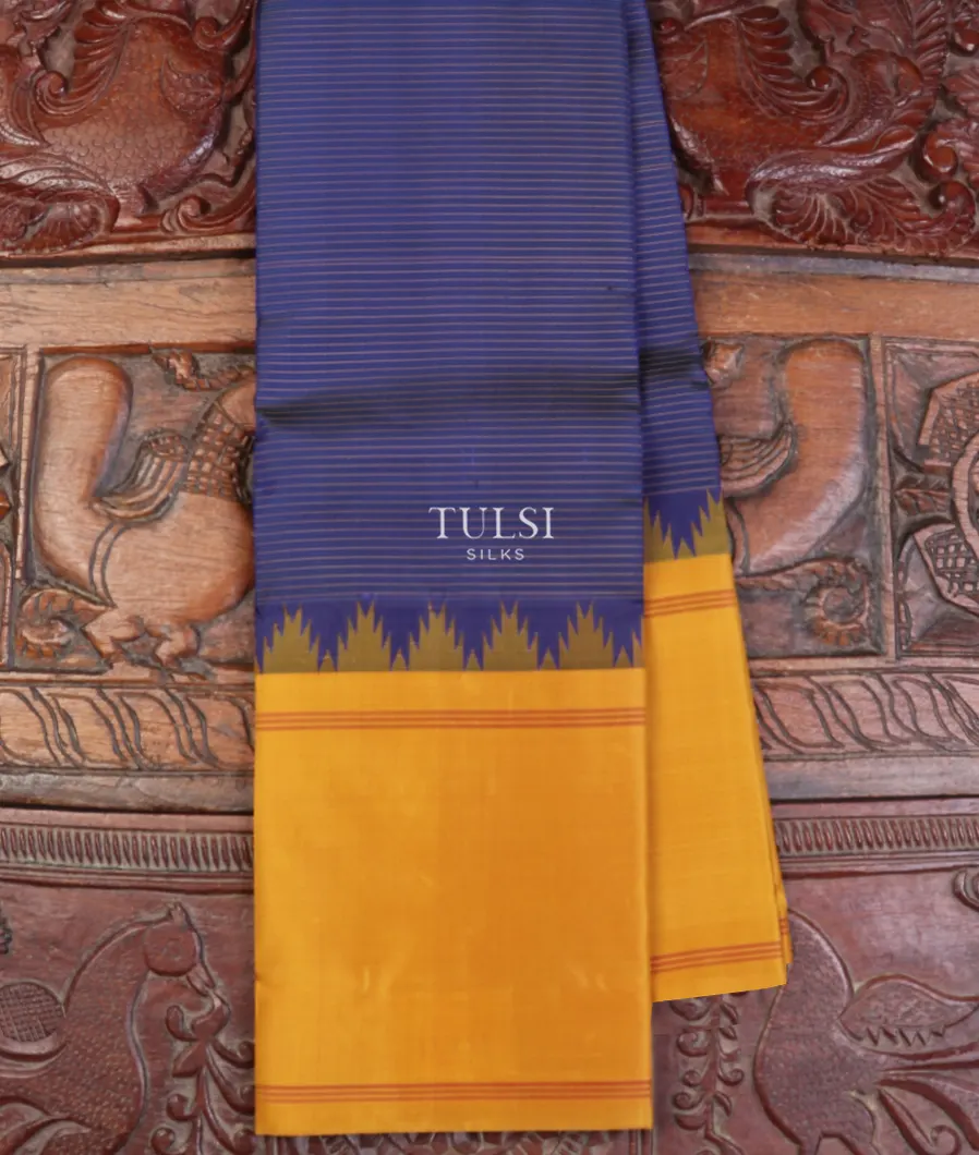 Blue Kanjivaram Silk Saree T599341-image