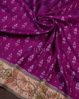 purple-ikat-silk-with-kalamkari-border-and-pallu-t557532-t557532-f