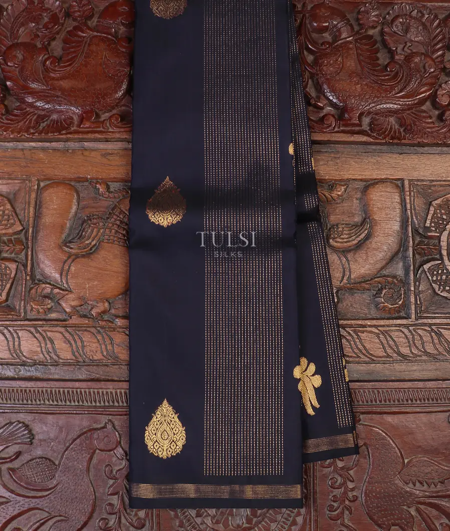 Blue Kanjivaram Silk Saree T560095-image