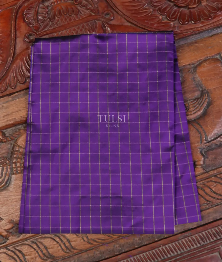 Purple Kanjivaram Silk Blouse T568684-image