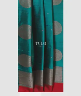 peacock-blue-banaras-tussar-saree-t592193-t592193-b