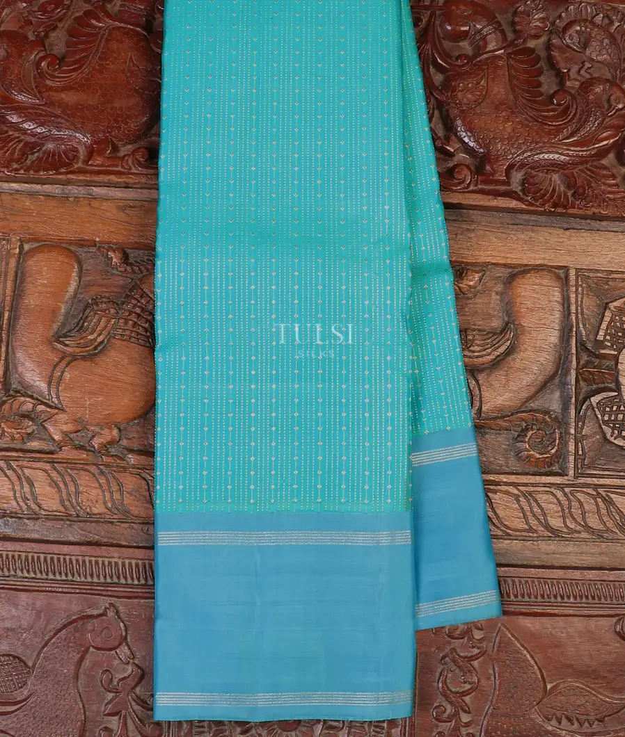 Blue Kanjivaram Silk Saree T599940-image