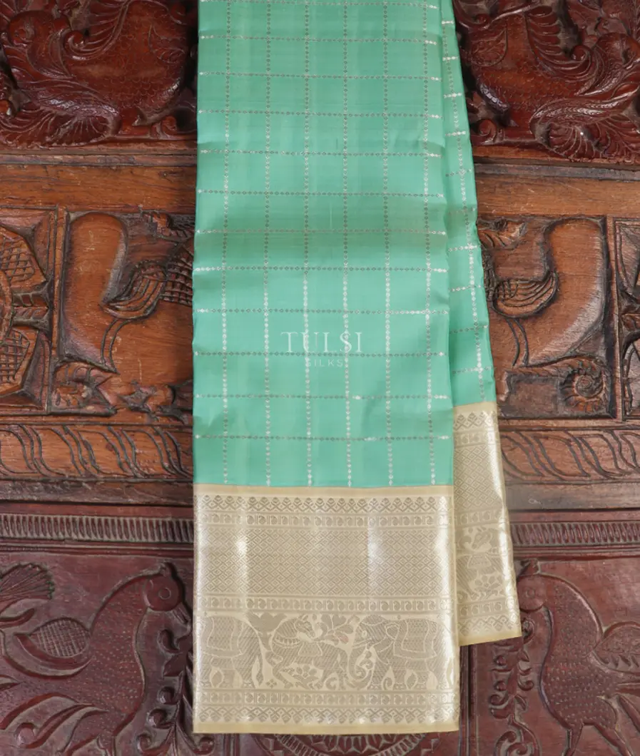 Blue Kanjivaram Silk Saree T546278-1-image