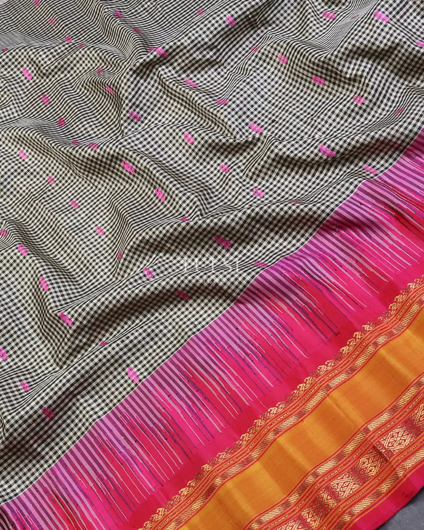 black-and-off-white-gadwal-silk-saree-t596760-t596760-d