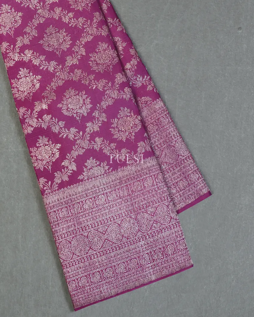 Purple Kanjivaram Silk Saree T599517-image
