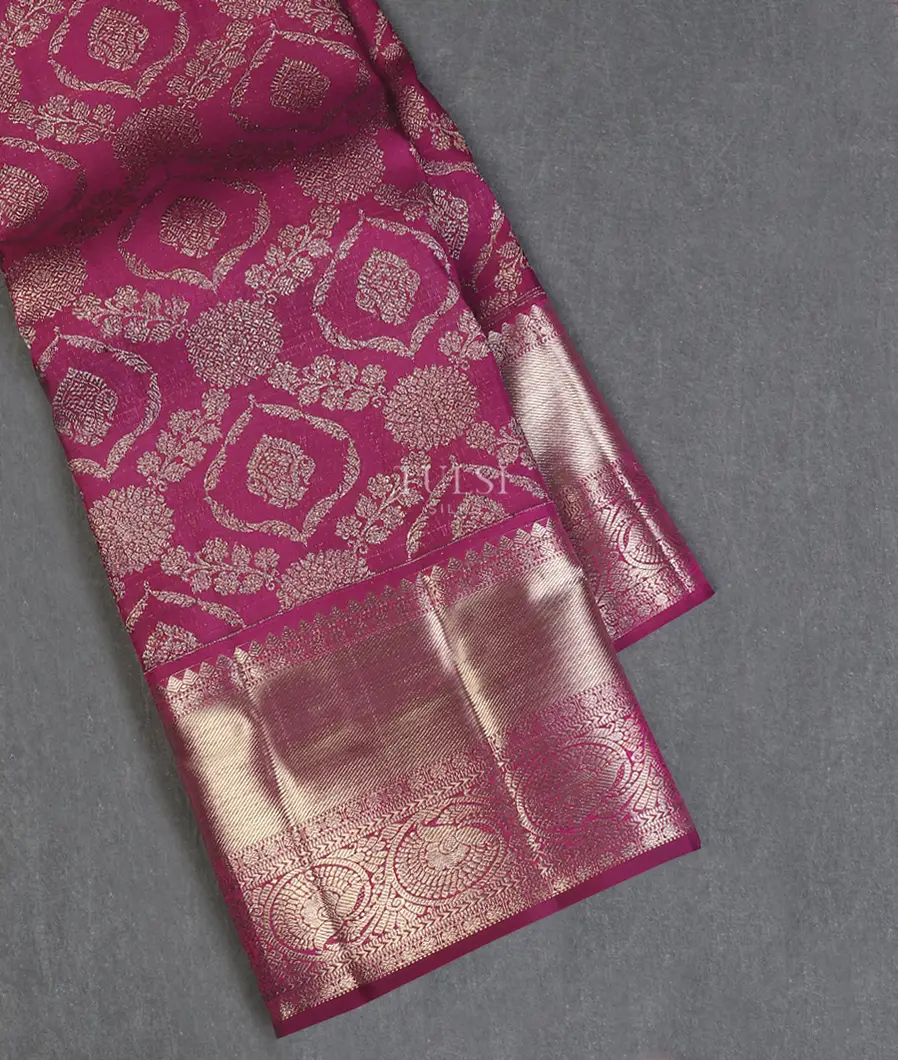 Purple Kanjivaram Silk Saree T599806-image