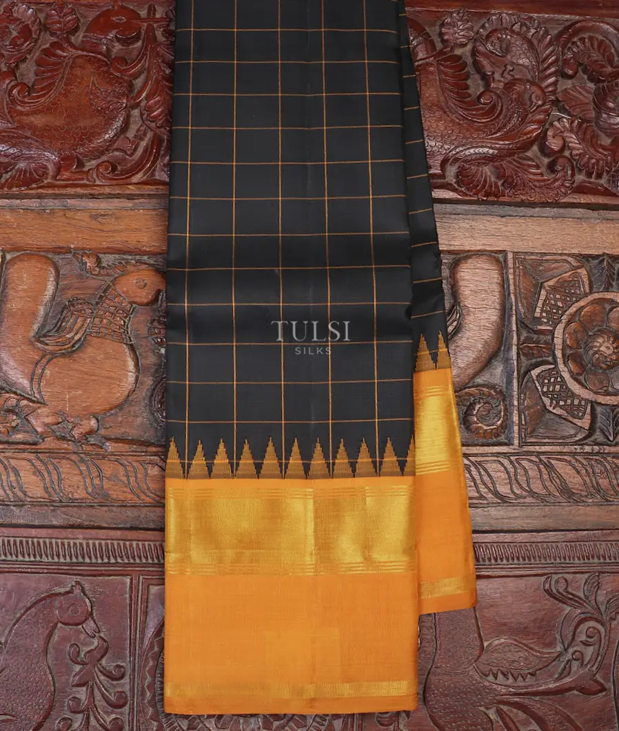 Black Kanjivaram Silk Saree T601933-image