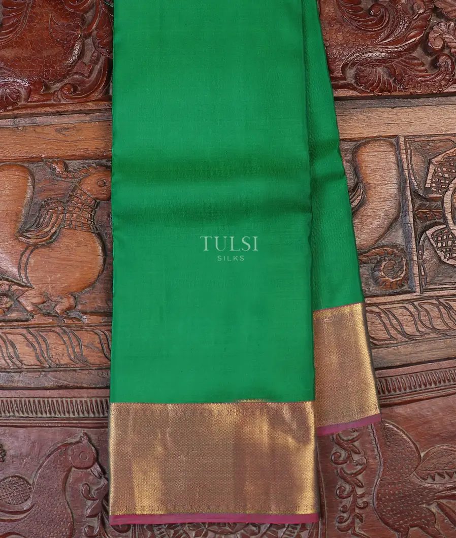 Green Soft Silk Saree T498062-image
