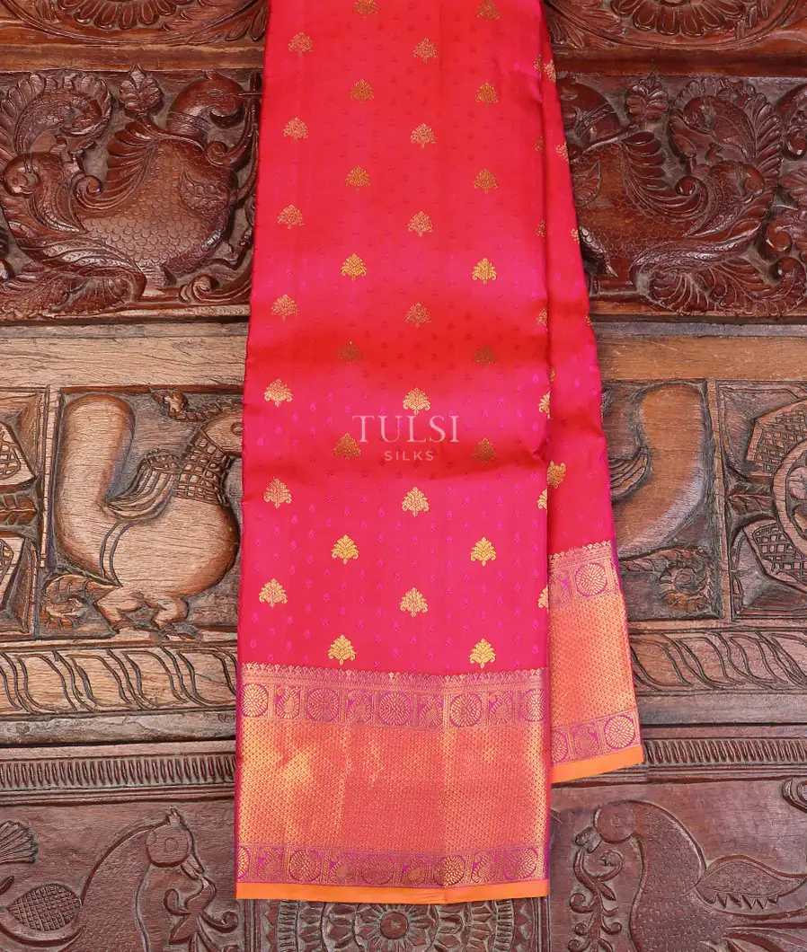 Magenta Soft Silk Saree T525633-image