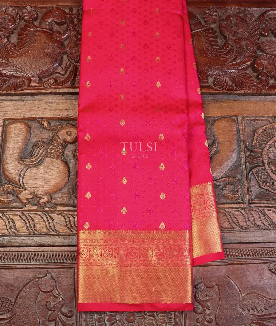 Magenta Soft Silk Saree T549464-image