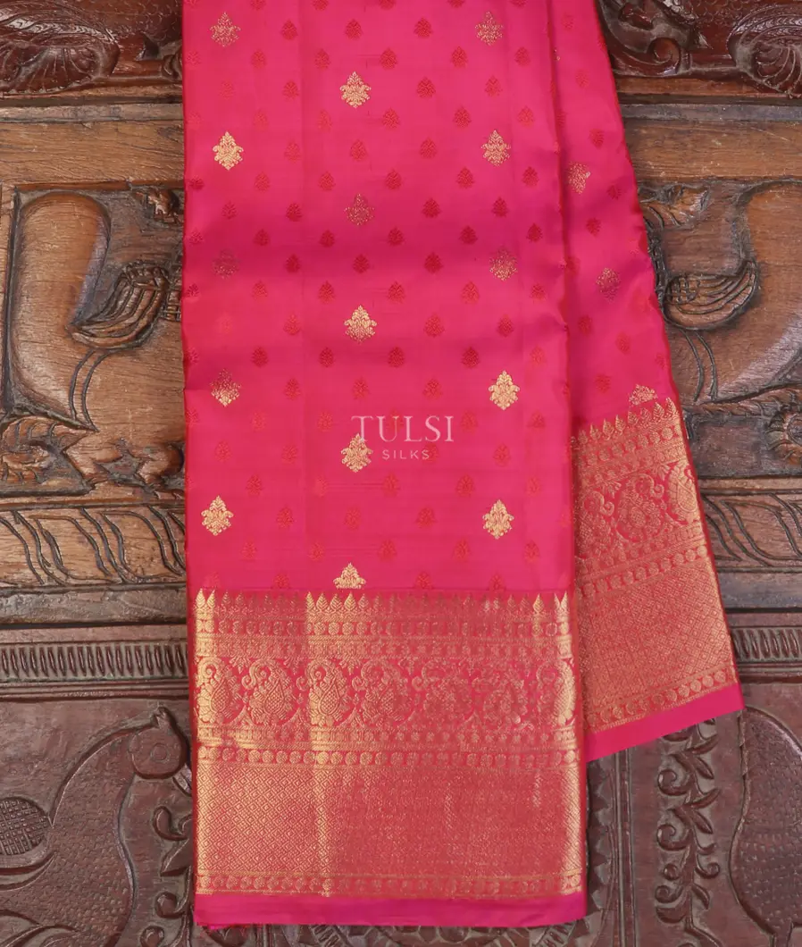 Magenta Soft Silk Saree T525508-image