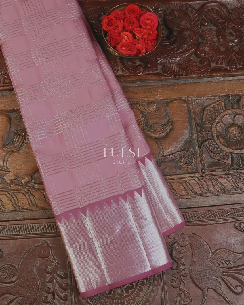 Pink Kanjivaram Silk Saree T601473-image