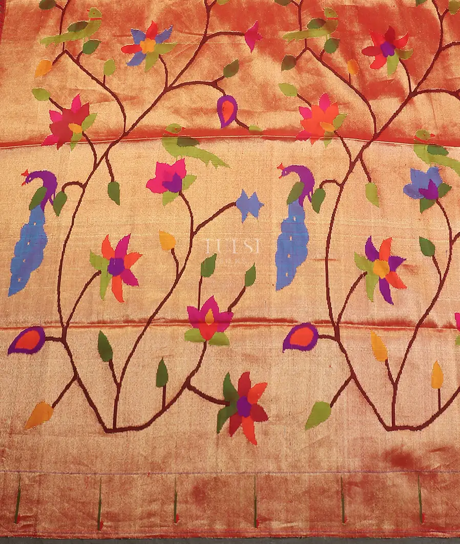 gold-and-red-paithani-silk-blouse-t598043-t598043-b