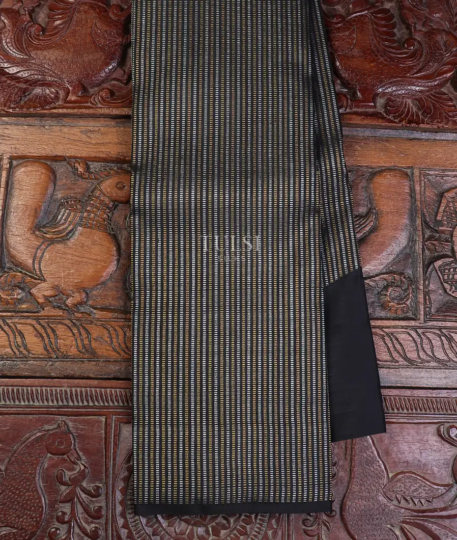 Black Kanjivaram Silk Saree T590244-image