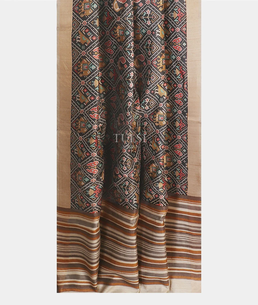 dark-grey-tussar-printed-saree-t574887-t574887-b