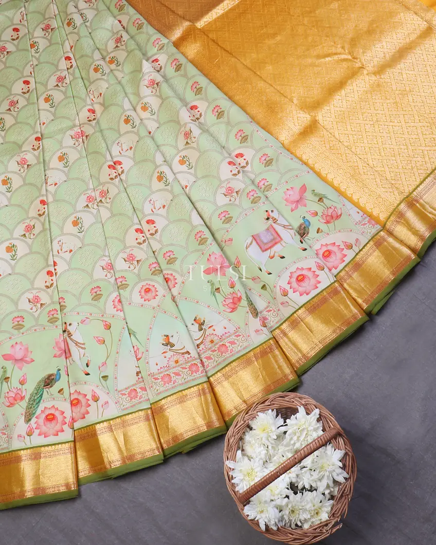 green-and-off-white-printed-kanjivaram-silk-saree-t604815-t604815-b