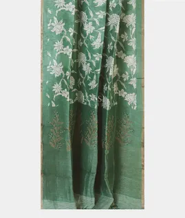 green-linen-printed-saree-t603925-t603925-b