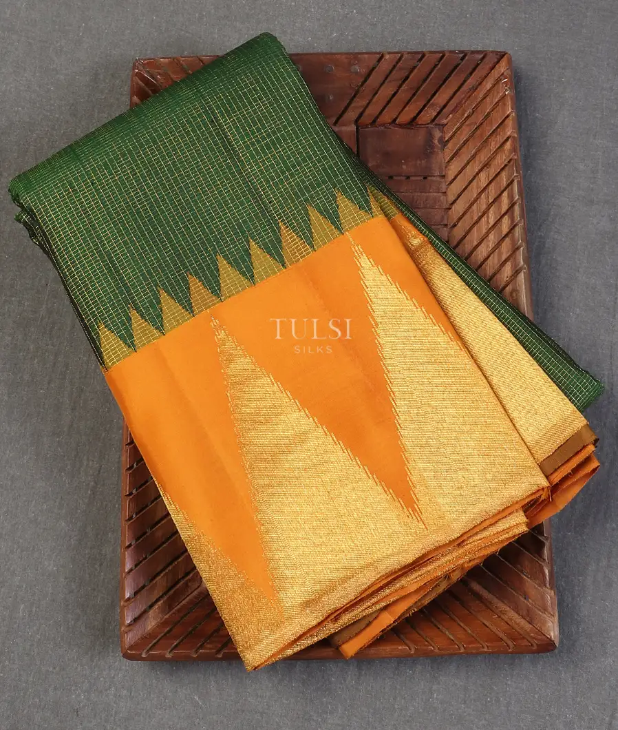 Green Kanjivaram Silk Saree T605108-image