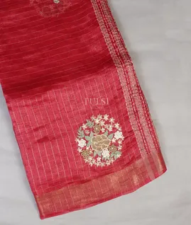 pinkish-red-linen-embroidery-saree-t587194-t587194-a