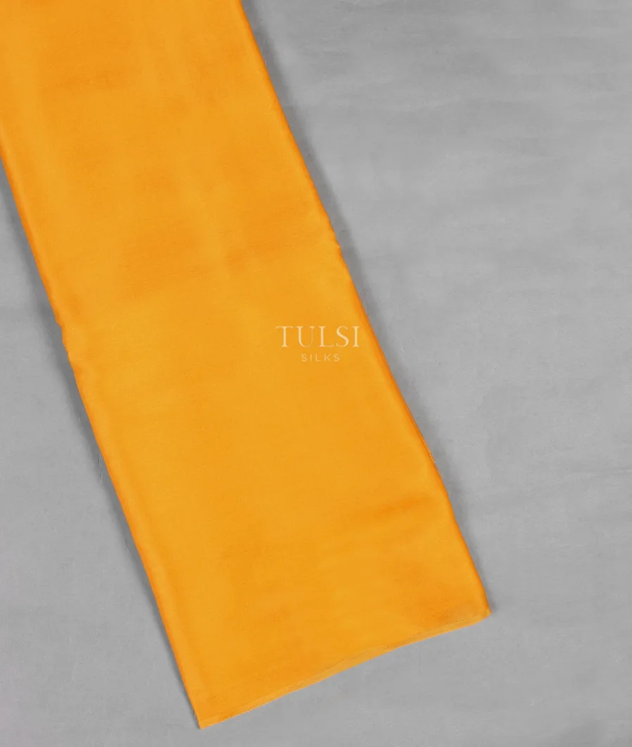 Yellow Satin Crepe Silk Saree T604168-image