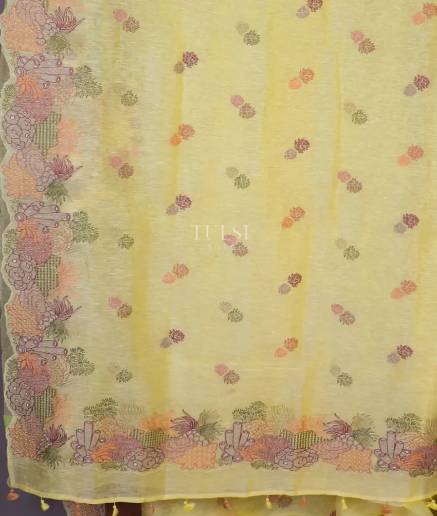 yellow-linen-embroidery-saree-t593140-t593140-d