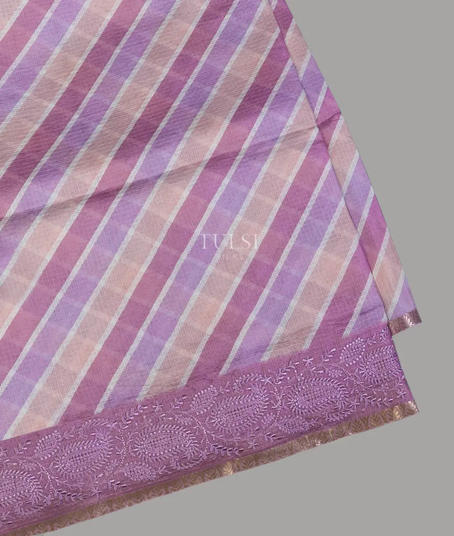 Multicolour Silk Kota Embroidery Saree T604883-image