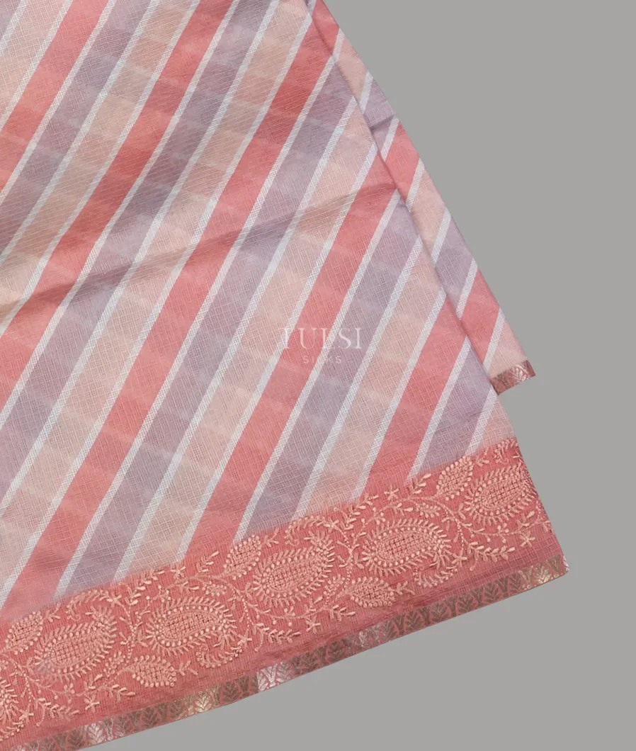 Multicolour Silk Kota Embroidery Saree T604884-image