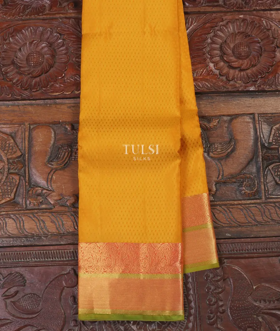 Yellow Soft Silk Saree T473144-image