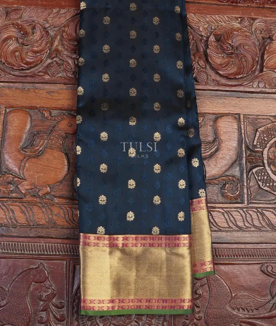 Blue Soft Silk Saree T575394-image
