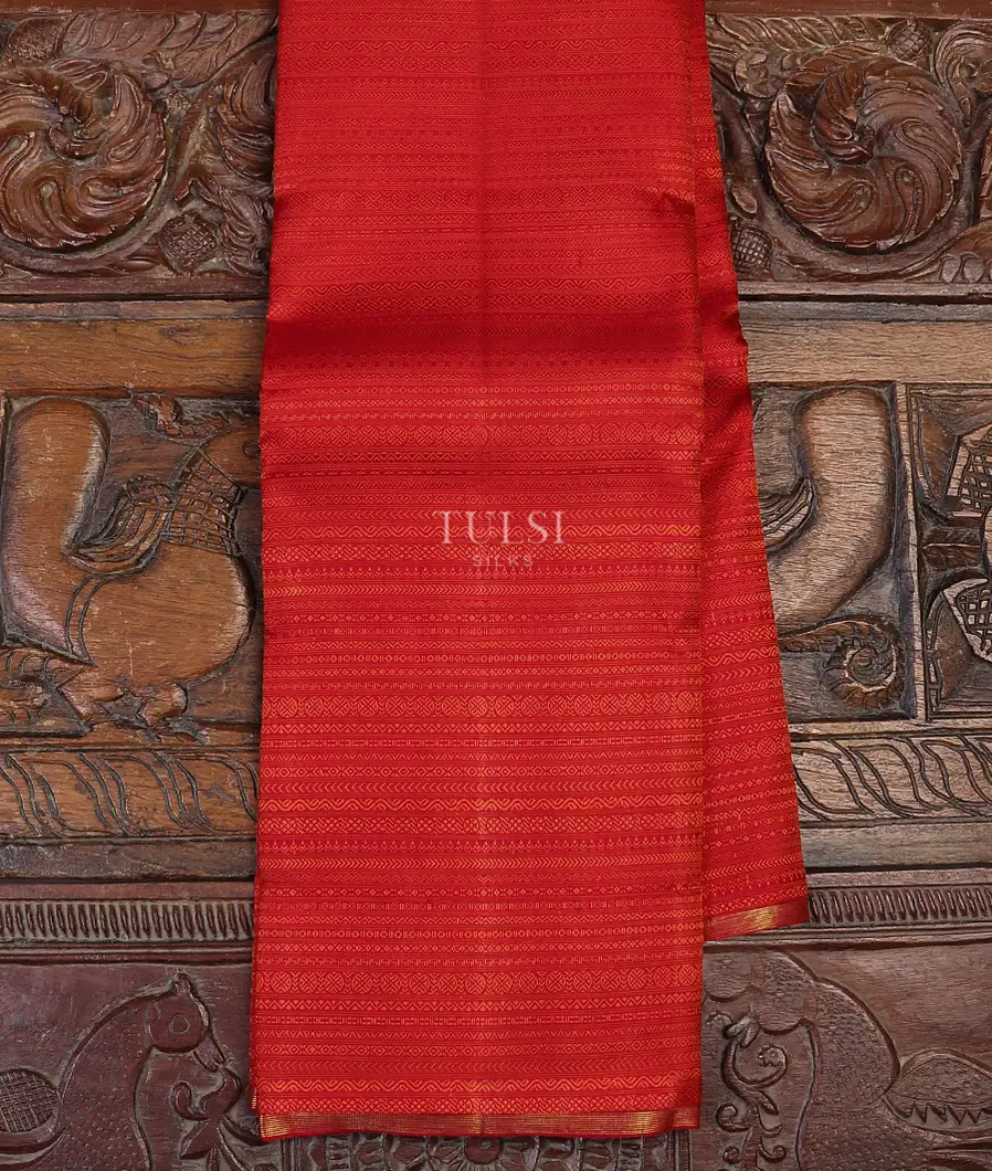 Red Kanjivaram Silk Saree T583078-image