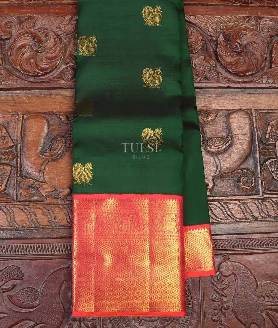 Green Kanjivaram Silk Saree T602571-image