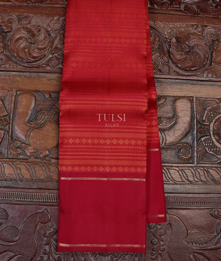 Maroon Kanjivaram Silk Saree T602525-image