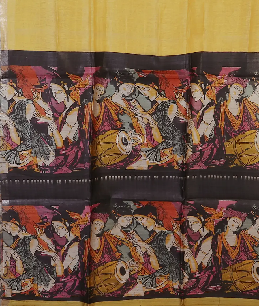yellow-tussar-printed-saree-t604200-t604200-d