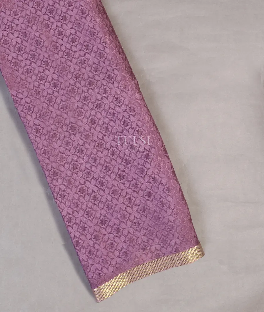 Lavender Crepe Silk Saree T600622-image