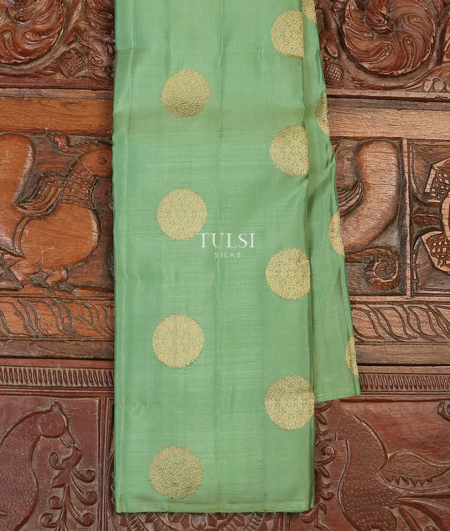 Green Kanjivaram Silk Saree T581180-1-image