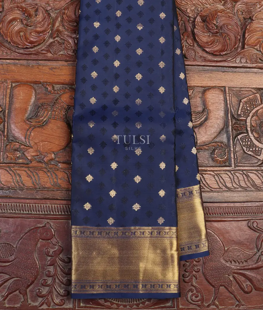 Blue Soft Silk Saree T535707-image