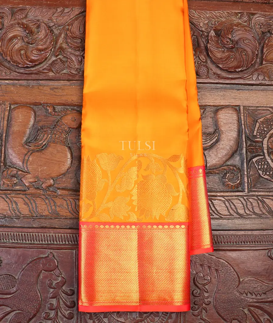Yellow Kanjivaram Silk Saree T601971-image