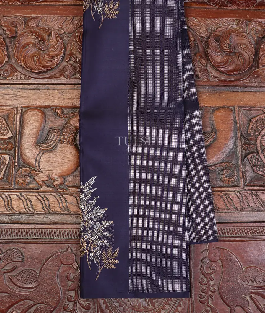 Blue Kanjivaram Silk Saree T599166-image