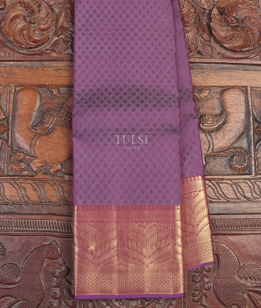 Purple Soft Silk Saree T575437-image